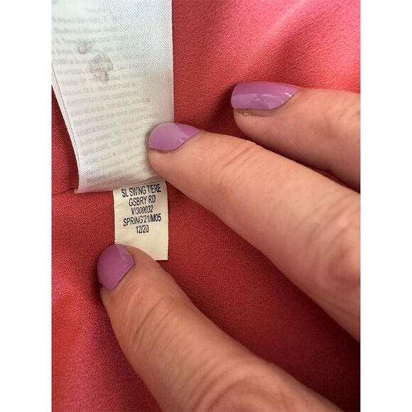 Old Navy Women's Sleeveless Red Tiered Swing Dress Size M - Picture 8 of 8